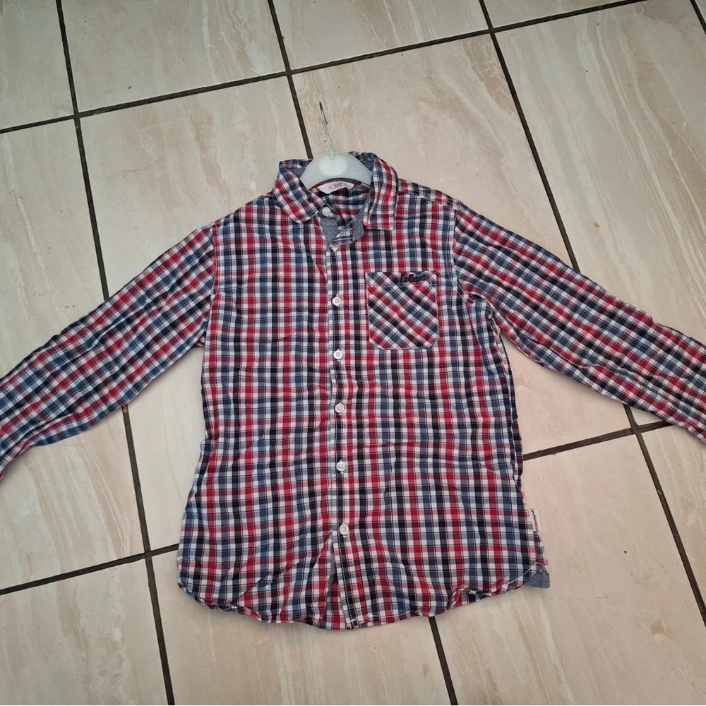 Plaid Button-Up Shirts Set - Picture 2 of 3